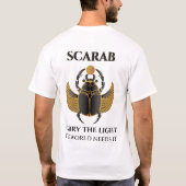 Scarab · 諦めないあなたは新たに生まれた tシャツ (裏面)