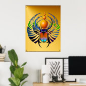 Scarab Poster ポスター (ホームオフィス)