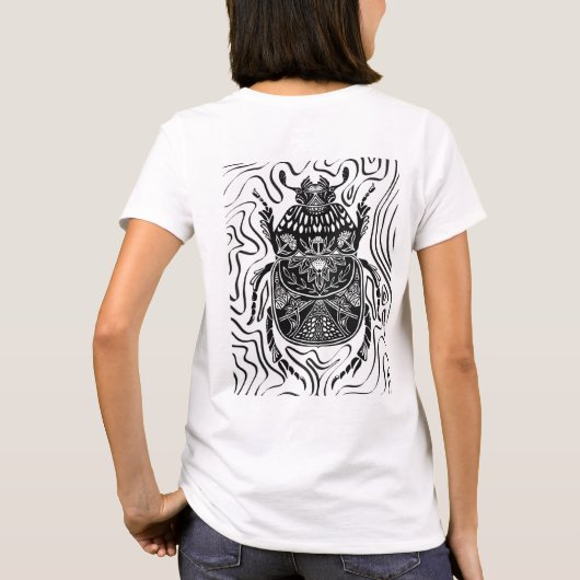 Scarabaeus Sacer Tシャツ (裏面)