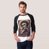 ScaralDesign #RabidSkull #ElectricGuitar #SkullArt Tシャツ (正面フル)