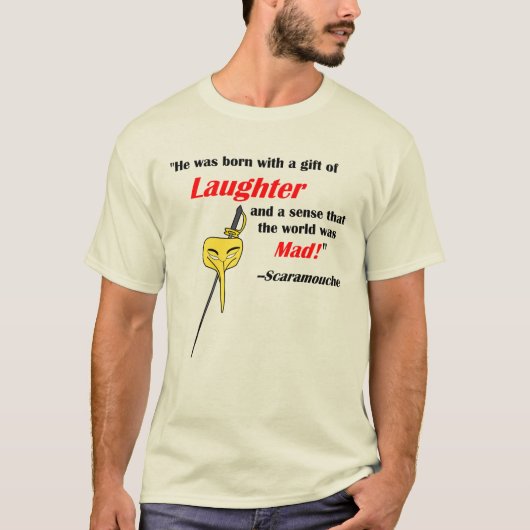 Scaramoucheの引用Tシャツ Tシャツ (正面)