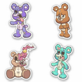 Scare Bear – ゾンビ シール