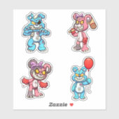 Scare Bear – ゾンビ シール (シート)