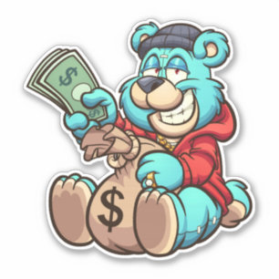 Scare Bear – 泥棒ステッカー シール