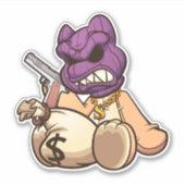 Scare Bear – 泥棒 シール (正面)