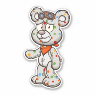 Scare Bear - Scaredyステッカー シール