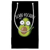 Scare-voacoアボカおもしろいドプンダークBG スモールペーパーバッグ (正面)