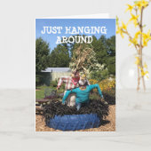 SCARECROW **ただのカーぶら下がったドに飽のまわりにきた** カード (黄色い花)