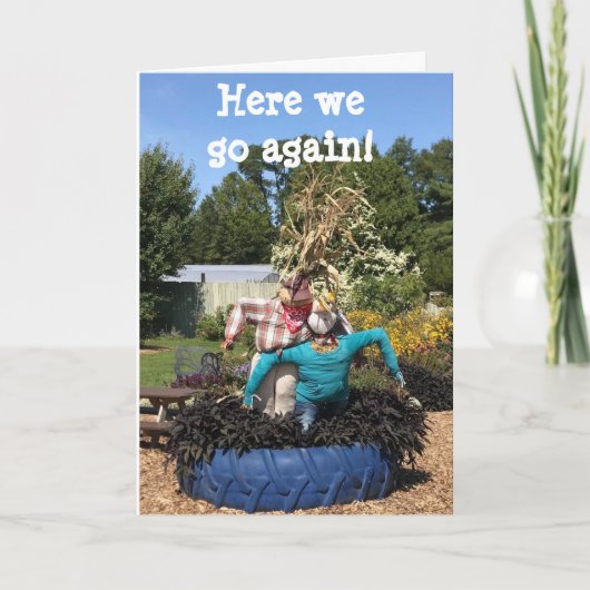 SCARECROW **単に飽きぶら下がったたのまわりに** カード (正面)