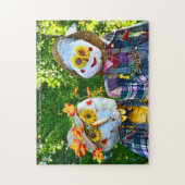 Scarecrow Mahon Bayフェスティバルノバスコシア。ジグソーP ジグソーパズル (縦)