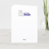 Scarecrow Sentinel Blank Notecard サンキューカード (裏面)