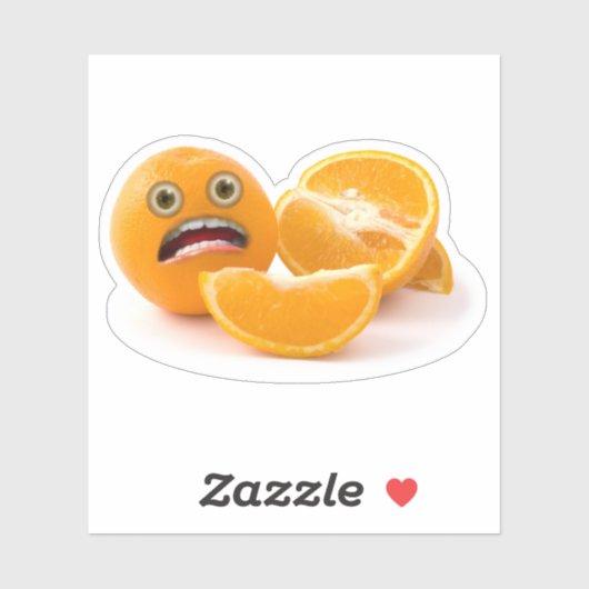 Scared Orange シール (シート)