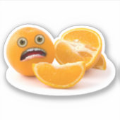 Scared Orange シール (正面)