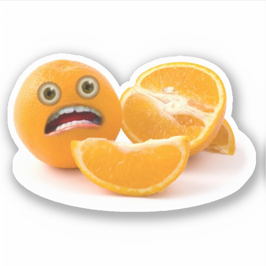 Scared Orange シール (正面)