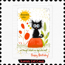 Scaredy Cat "思い出の日" 誕生日 カード