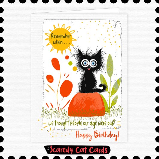 Scaredy Cat "思い出の日" 誕生日 カード