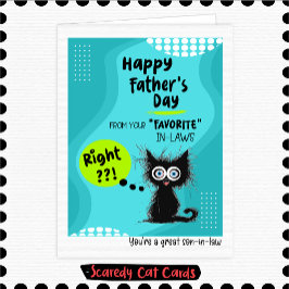 Scaredy Cat 義理の父の日 カード