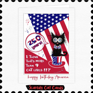 Scaredy Cat "250th" 7月4日 カード