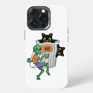 Scaredy Cat Halloween iPhone 13 Proケース