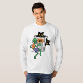 Scaredy Cat Halloween Tシャツ (正面フル)