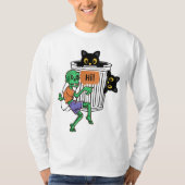 Scaredy Cat Halloween Tシャツ (正面)