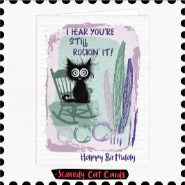 Scaredy Cat "Still Rockin' It" バースデー カード