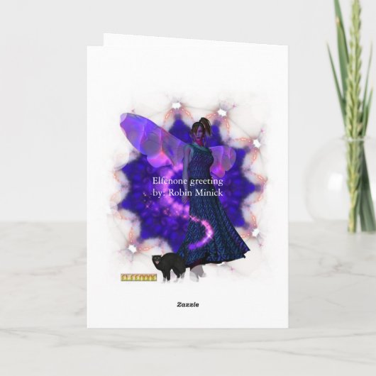 Scarey Faeryハロウィン カード (裏面)