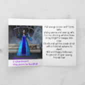 Scarey Faeryハロウィン カード (内部)