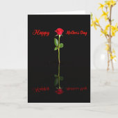Scarlet Bloom Mothers Day Card カード (黄色い花)