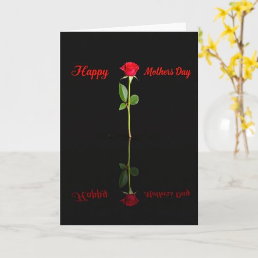 Scarlet Bloom Mothers Day Card カード (黄色い花)
