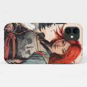 Scarlet Blossom Samurai Case-Mate iPhoneケース (裏面(横))