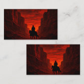 Scarlet Canyon Adventure Invitation エンクロージャーカード (正面/裏面)