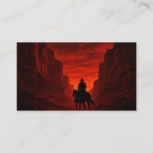 Scarlet Canyon Adventure Invitation エンクロージャーカード (正面)