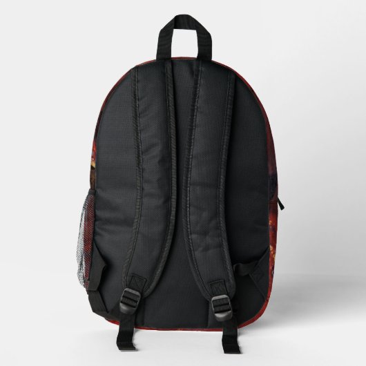 Scarlet Expressions Backpack プリントバックパック (裏面)