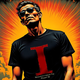 Scarlet Letter National Immigrants Day Tシャツ