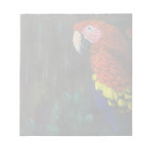 Scarlet Macaw ノートパッド (正面)