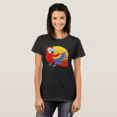 Scarlet Macaw Costume Men Women Kids Tシャツ (正面フル)