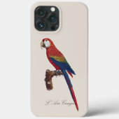 Scarlet Macaw or Red-Breasted Macaw, Ara macao Case-Mate iPhoneケース (裏面)
