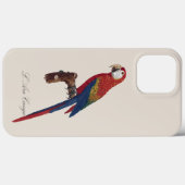 Scarlet Macaw or Red-Breasted Macaw, Ara macao Case-Mate iPhoneケース (裏面 (横))