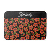 Scarlet Pimpernel Watercolor Monogram バスマット (正面)