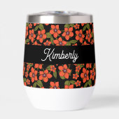 Scarlet Pimpernel Watercolor Monogram Name (正面)