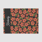 Scarlet Pimpernel Watercolor Name 薄葉紙 (正面)