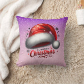 Scarlet Santa Hat Glow クッション (ブランケット)