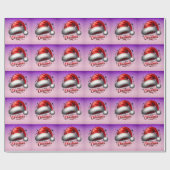 Scarlet Santa Hat Glow  ラッピングペーパー (フラット)