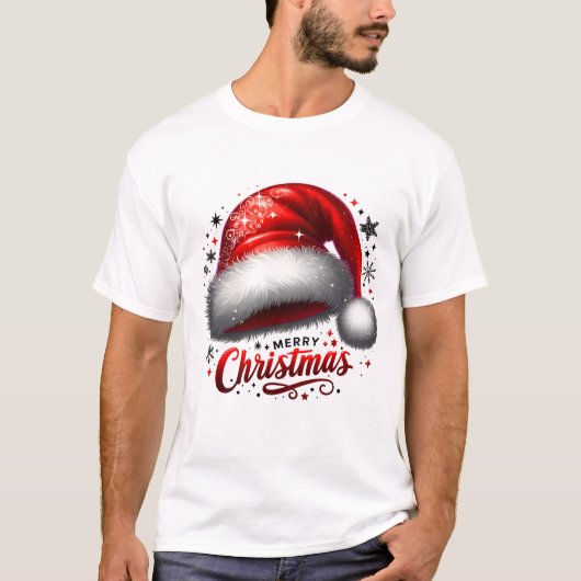 Scarlet Santa Hat Glow Tシャツ (正面)