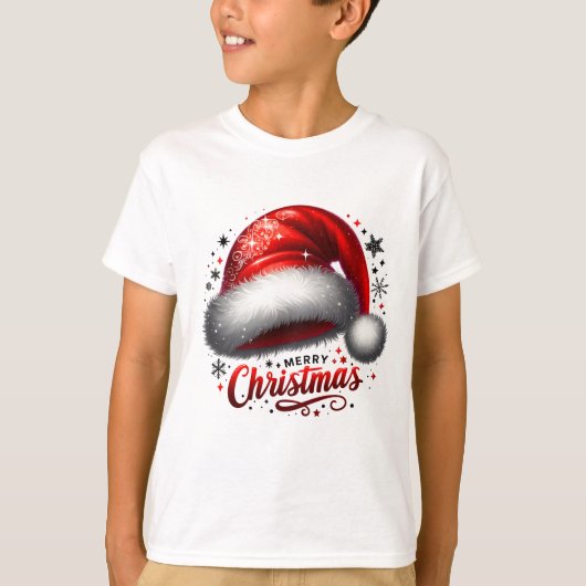 Scarlet Santa Hat Glow Tシャツ (正面)