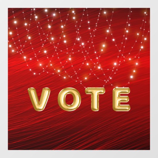 Scarlet Starlight Cascade Vote ウィンドウサイン (シート)