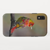  Scarlet Tanager Molting - オリジナル写真 Case-Mate iPhoneケース (裏面(横))