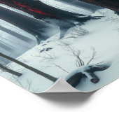 Scarlet Whispers in the Winter Woods ポスター (角)