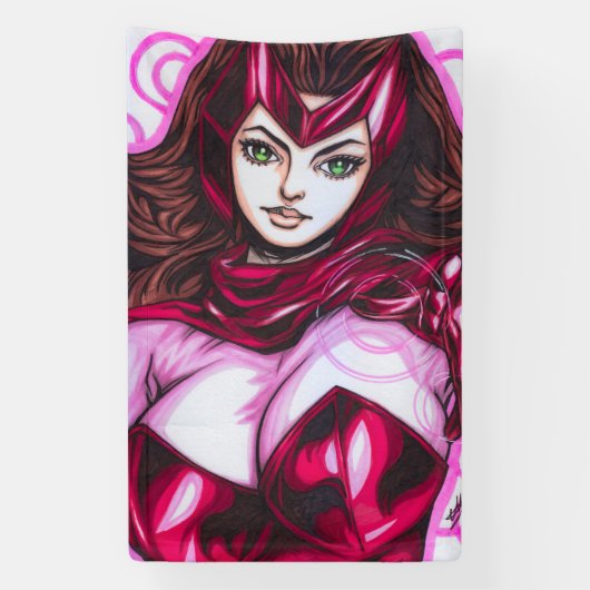 Scarlet Witch ~ Wanda Maximoff 横断幕 (縦)